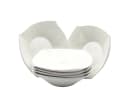 Retsch Arzberg Salatteller & Bowl-Teller Porzellan Weiß Ø 24 cm 6er Set Bild 1
