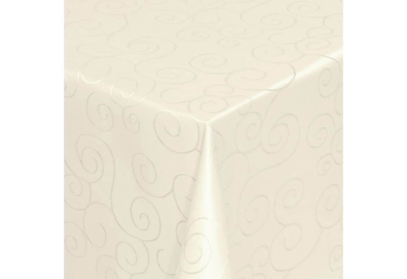 Moderno Tischdecke Jacquard Design Creme-Champagner Umgenähter Rand