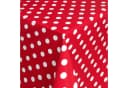 Moderno Wachstuch Tischdecke 140x140 cm Rot-Weiss mit Punkten Bild 2