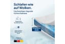 AM Qualitätsmatratzen Premium Gelschaum-Topper Memory Foam Weiß Bild 1