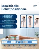 AM Qualitätsmatratzen 7-Zonen Tonnentaschenfederkernmatratze Made in Germany Bild 1
