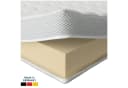 AM Qualitätsmatratzen Premium Latex-Topper 80x200 cm Weiß Bild 2