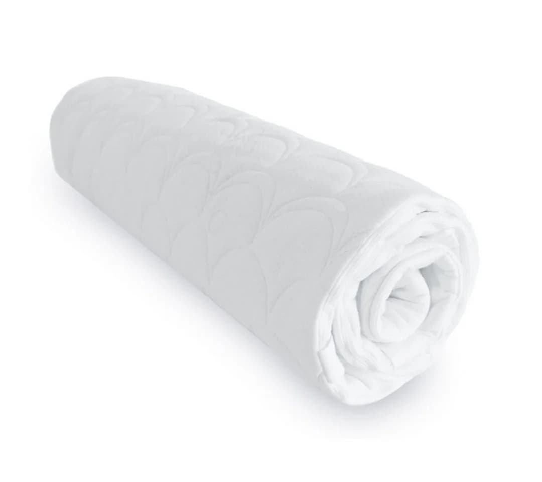 AM Qualitätsmatratzen Matratzenbezug Organic Cotton Weiß mit Reißverschluss - Bild 2