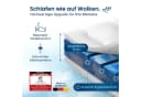 AM Qualitätsmatratzen 7-Zonen Gelschaum Topper Memory Foam Weiss Bild 1