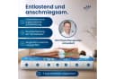 AM Qualitätsmatratzen 7-Zonen Gelschaum Topper Memory Foam Weiss Bild 4