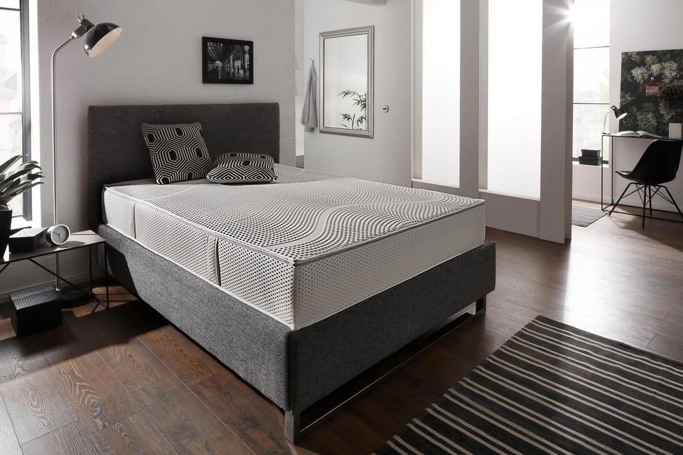 HEMAFA Taschenfederkernmatratze GEL STYLE TFK 2500 Beige 100x200 cm