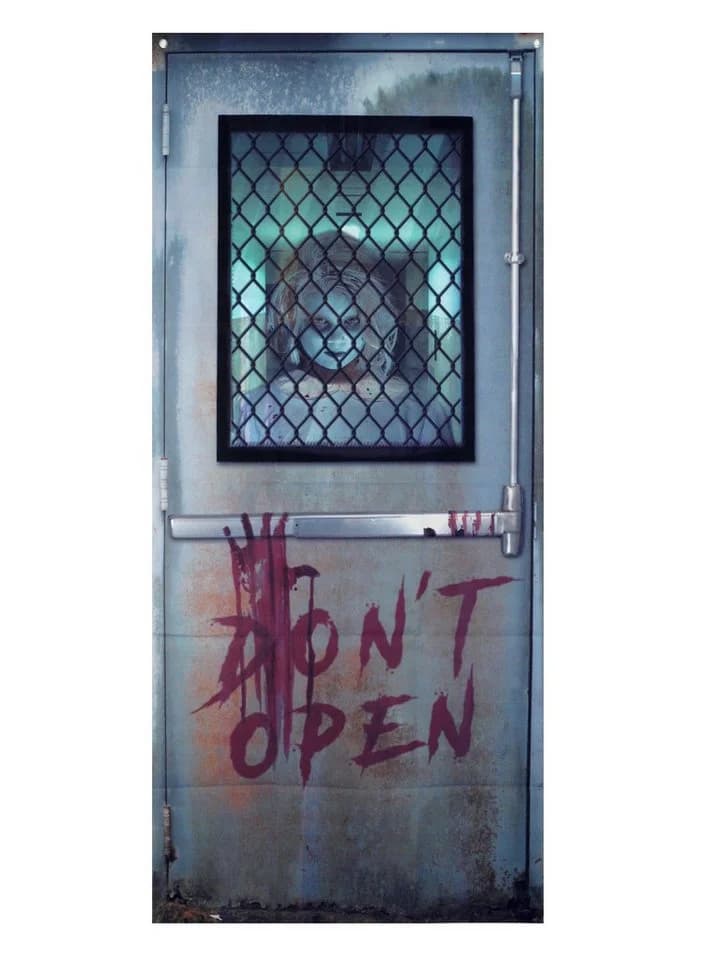 Metamorph Dekoobjekt Don't Open Fensterdeko - Horror Halloween Deko