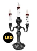 Fun World Gothic LED Kerzenständer Halloween Dekoration Bild 1