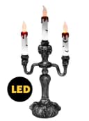 Fun World Gothic LED Kerzenständer Halloween Dekoration Bild 2