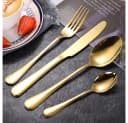 Eyecatcher Besteck-Set 4-tlg. Edelstahl Schwarz/Silber Bild 5