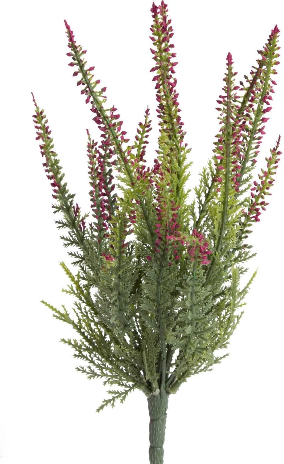 Kunstblume BOTANIC-HAUS Erikabusch mit 15 Stielen Fuchsia