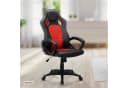 HTI-Line Chefsessel Racingstuhl Daytona Schwarz Rot Bild 1