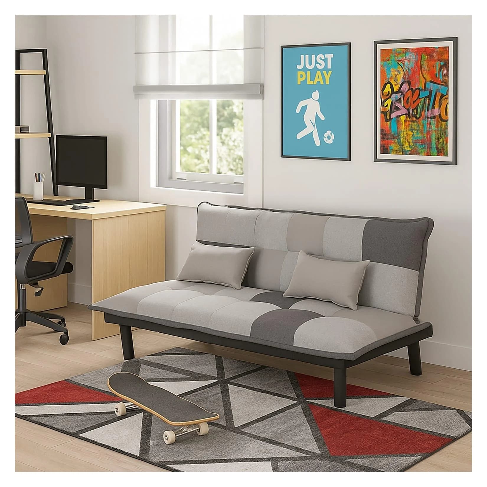 HTI-Line Schlafsofa Campeon3, 100% Polyester, Bettfunktion
