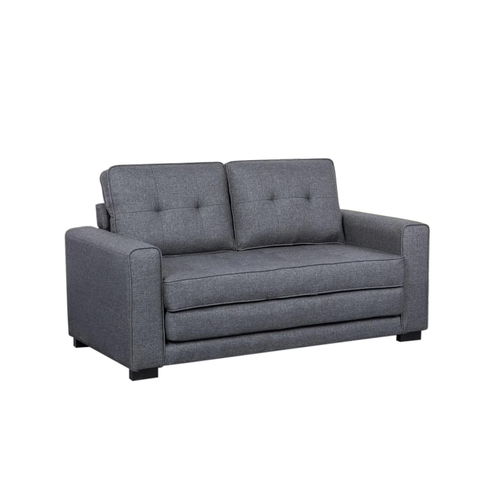 HTI-Line Schlafsofa Azaria Grau Zweisitzer mit Schlaf-Funktion