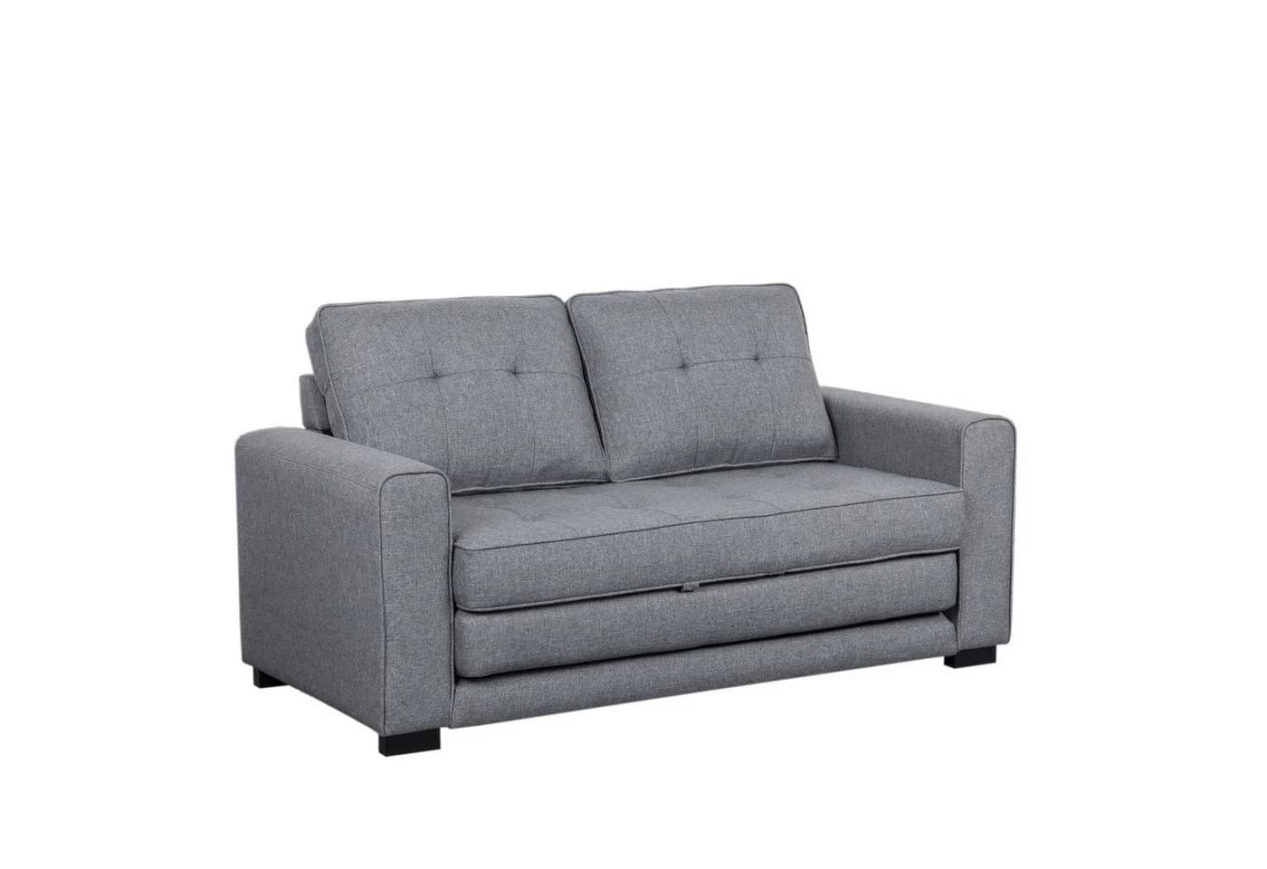 HTI-Line Schlafsofa Azaria Grau Zweisitzer mit Schlaf-Funktion - Bild 3