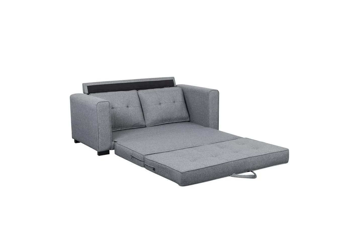 HTI-Line Schlafsofa Azaria Grau Zweisitzer mit Schlaf-Funktion - Bild 4
