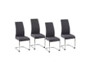 HTI-Line Freischwinger Schwingstuhl SallyC Grau 4er Set Bild 3