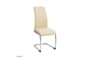 HTI-Line Freischwinger Schwingstuhl SallyC 4er Set Kunstleder Beige/Weiß Bild 4