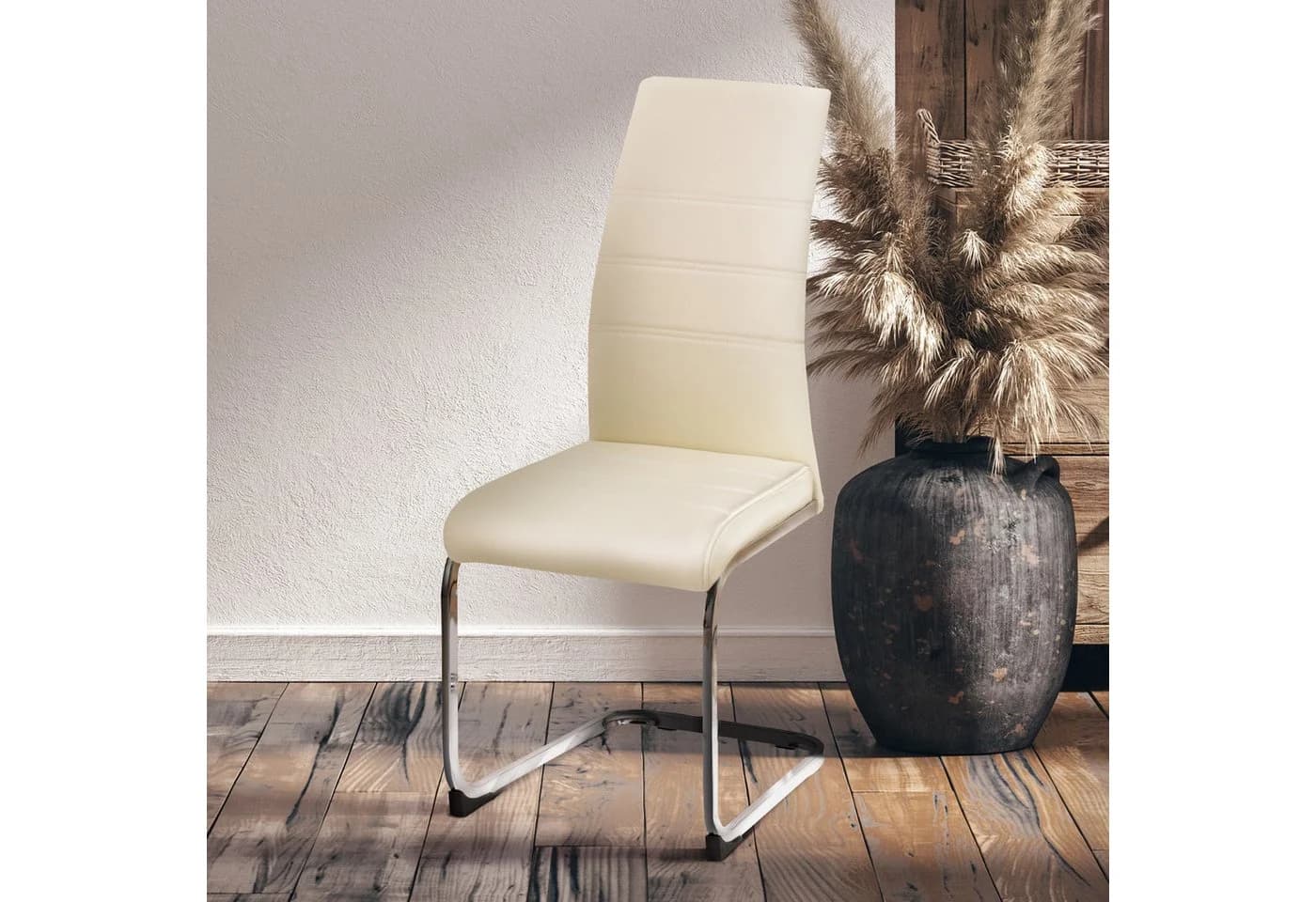 HTI-Living Schwingstuhl SallyC PU Kunstleder Metall