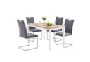 HTI-Line Freischwinger Schwingstuhl KellyC Grau 4er Set Bild 2