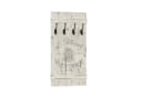 HTI-Line Garderobe Victoire Shabby Look Weiss Bild 3