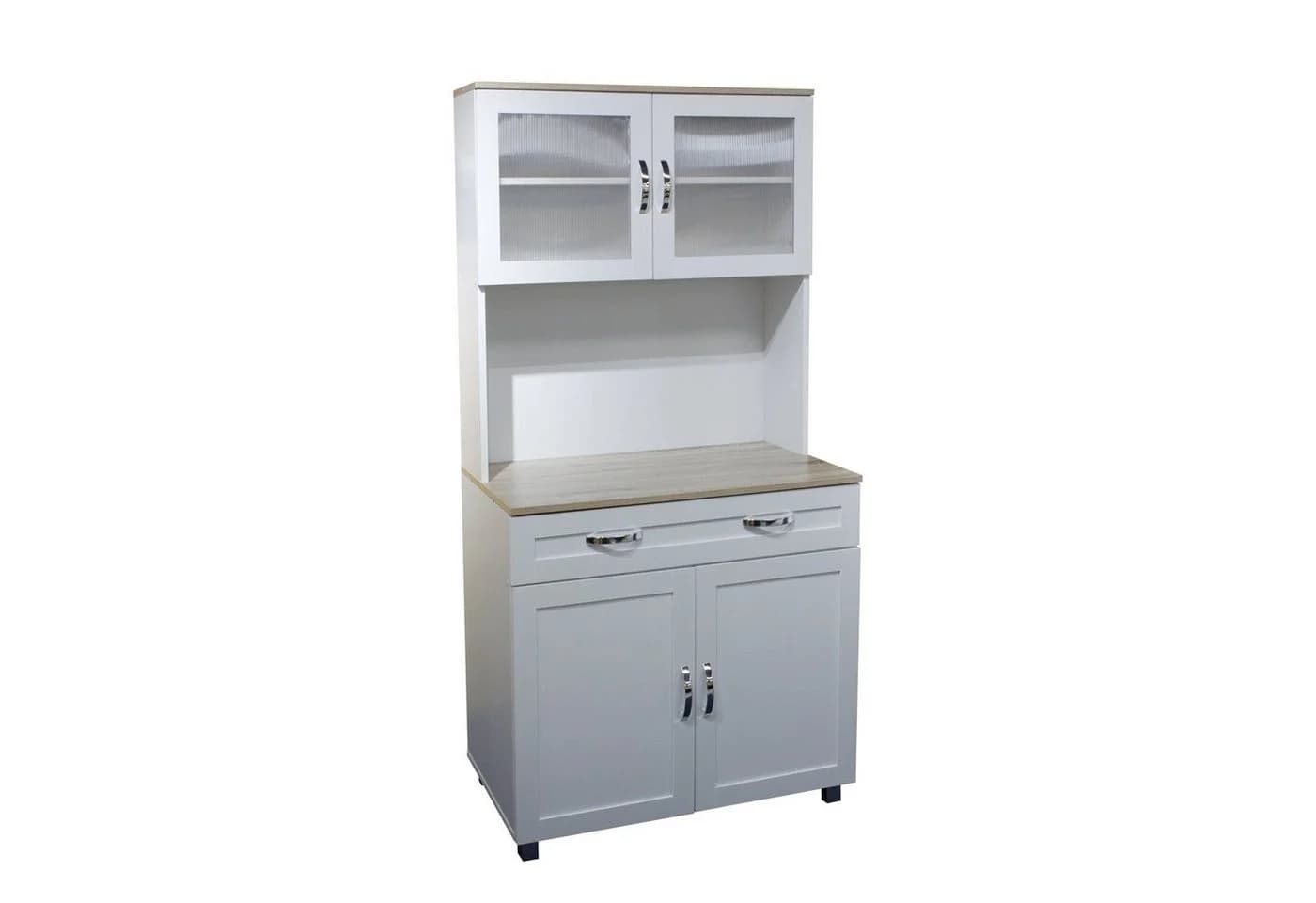 HTI-Line Hochschrank Küchenbuffet Blanca Weiß MDF - Bild 3