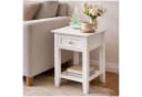 HTI-Line Beistelltisch Lara Grau Holz mit Schublade Bild 3