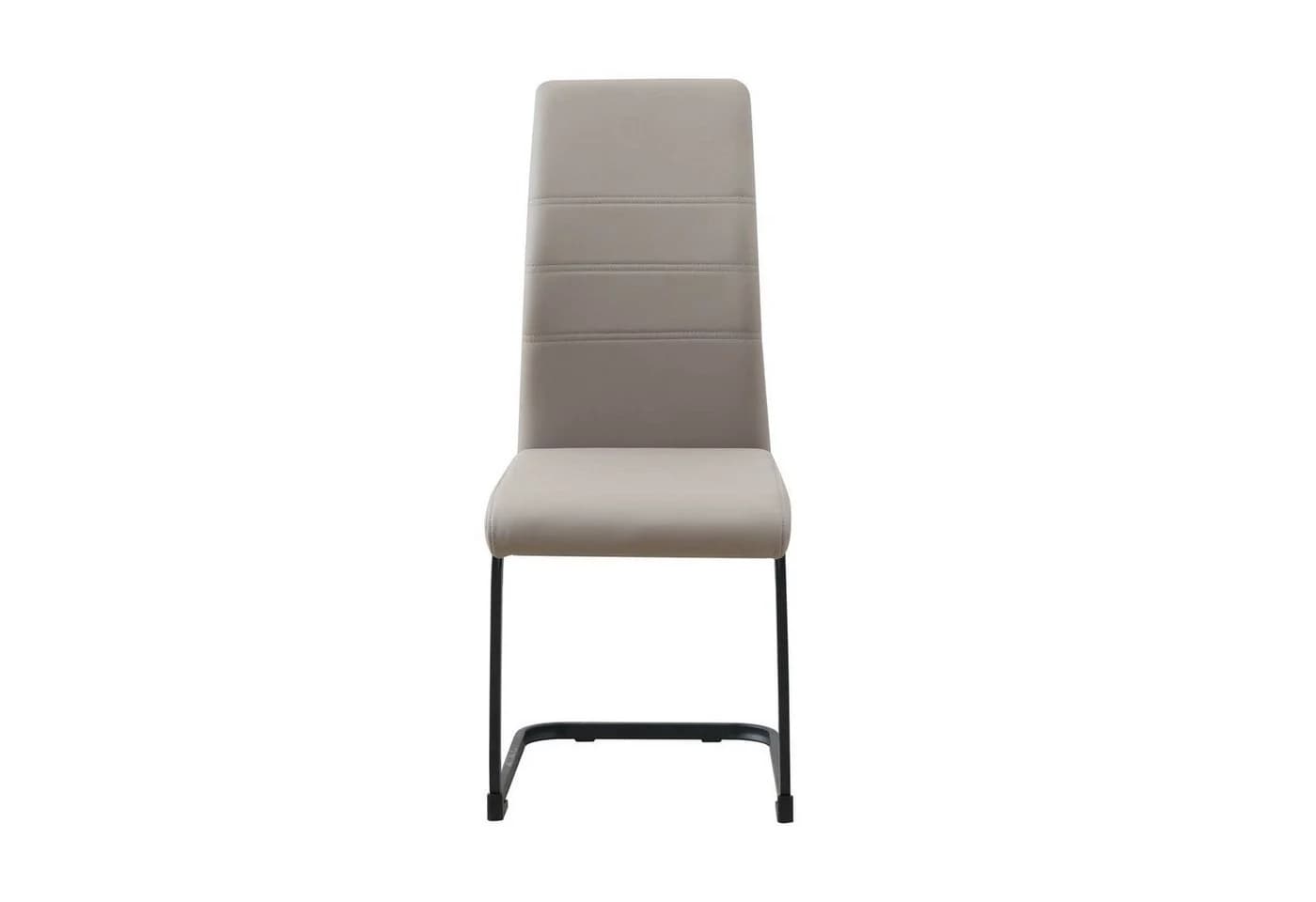 HTI-Line Freischwinger Schwingstuhl 2er Set Kunstleder Cappuccino SallyP
