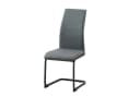 HTI-Line Freischwinger Schwingstuhl 2er Set grau Kunstleder SallyP Bild 3
