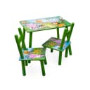 HTI-Line Kindersitzgruppe Dschungel 3-tlg. 1 Tisch 2 Stühle Bunt Bild 1