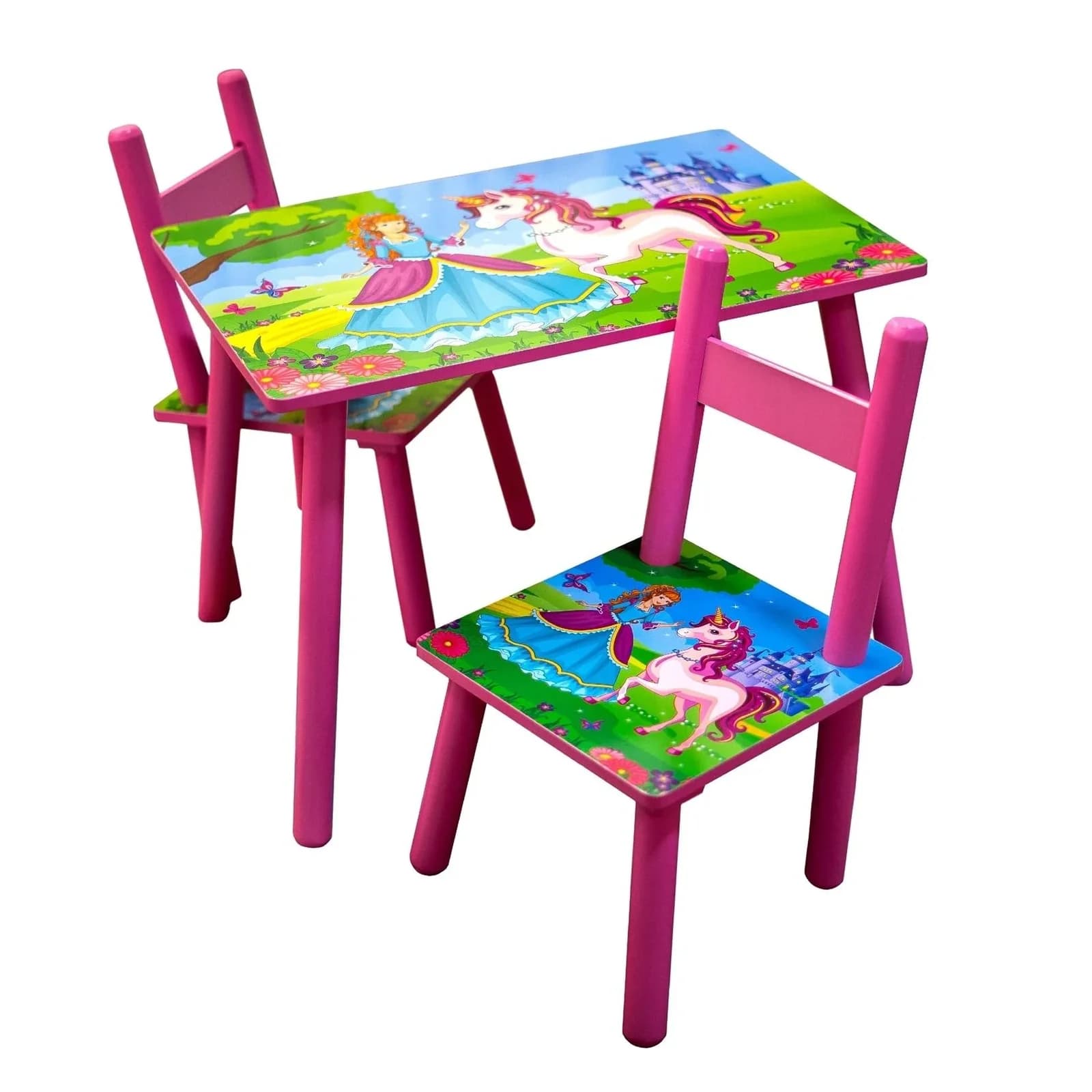 HTI-Line Kindersitzgruppe Einhorn 3-tlg. Rosa