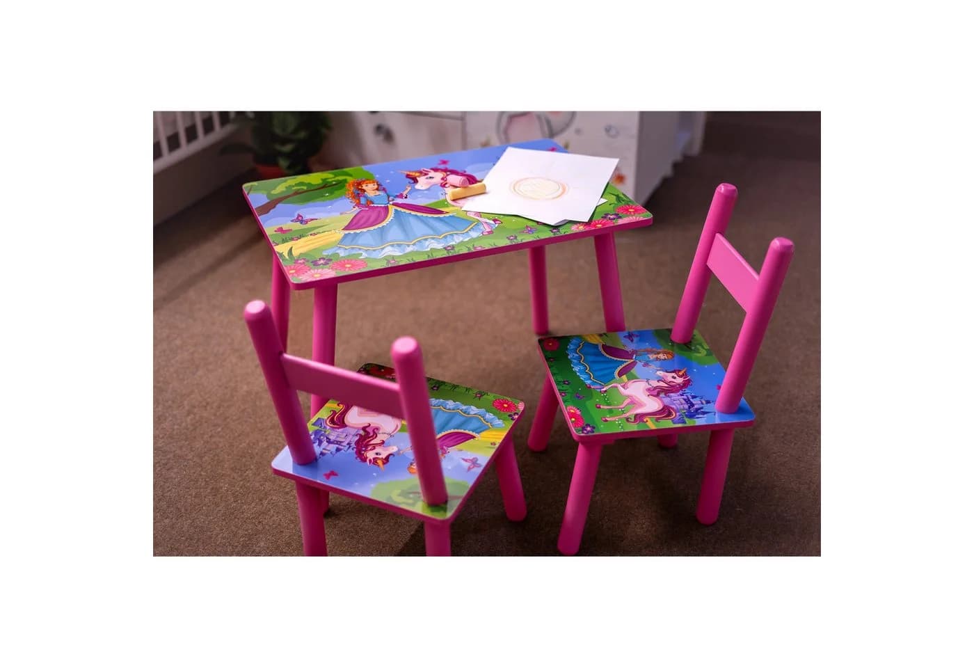 HTI-Line Kindersitzgruppe Einhorn 3-tlg. Rosa - Bild 4