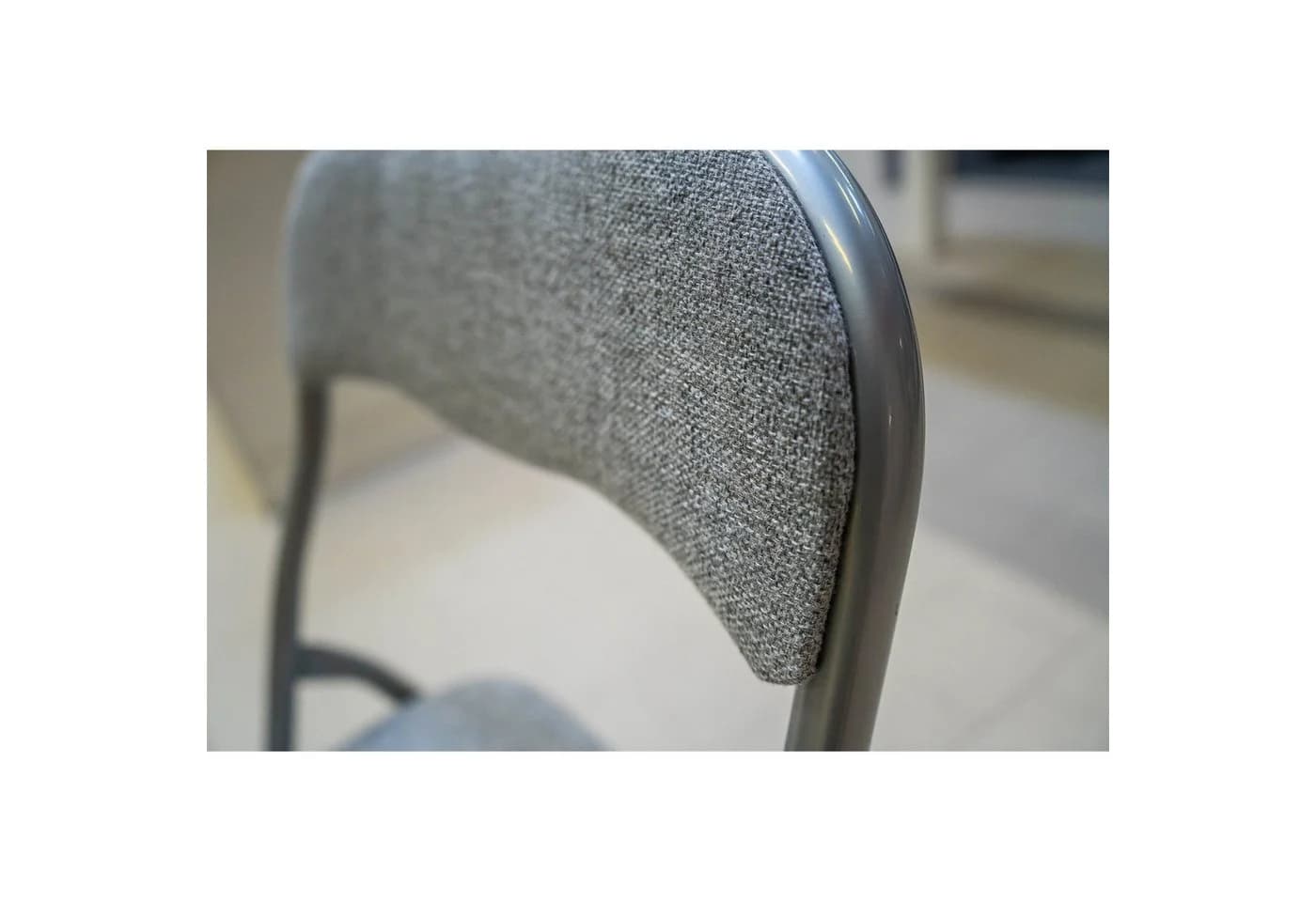 HTI-Line Klappstuhl Dima Fabric Grau - Gepolsterter Küchenstuhl - Bild 4