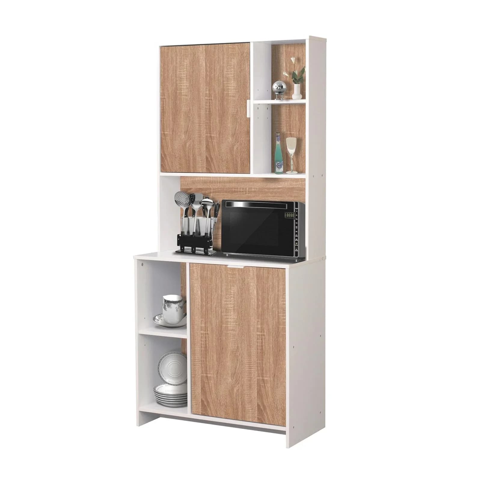 HTI-Living Küchenbuffet Malin Weiß Modern