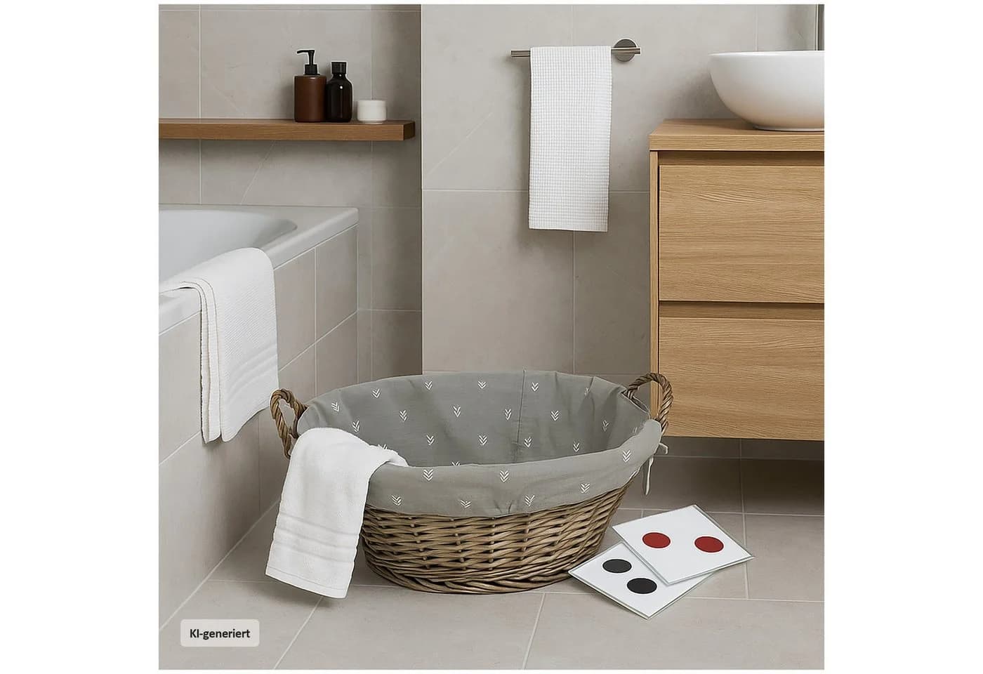 HTI-Line Aufbewahrungskorb Maisie Weide Natur - Bild 3