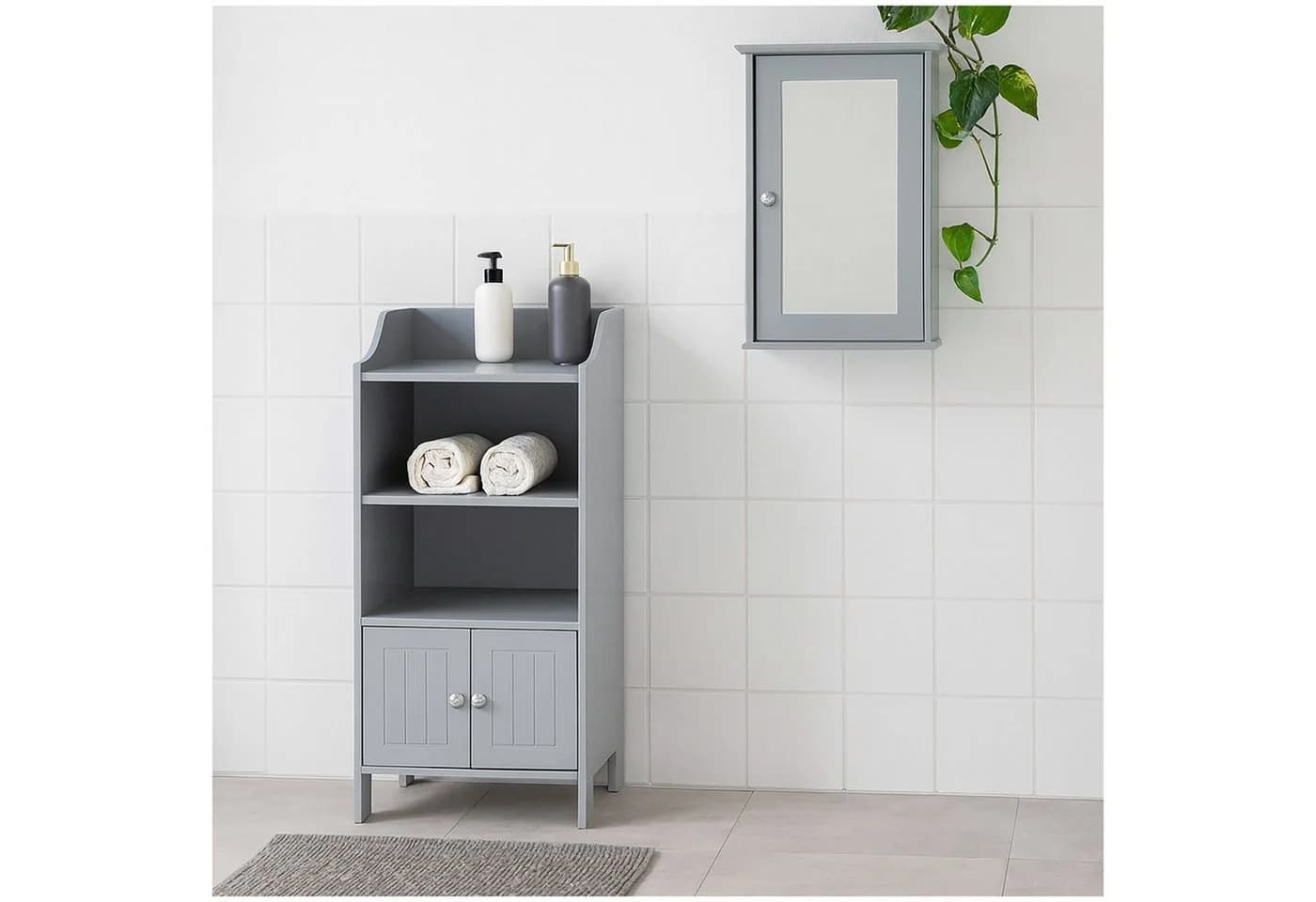 HTI-Line Spiegelschrank Sarah Landhaus-Stil Weiß
