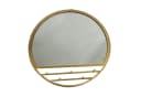HTI-Line Dekospiegel Viola Wandspiegel mit 5 Haken Goldfarben Bild 1