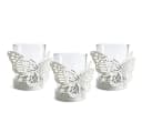 HTI-Line Teelichthalter Butterfly 3er Set Viola Bild 1
