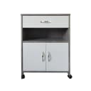 HTI-Line Mehrzweckschrank Blanca Weiß mit Rollen und Schublade Bild 1