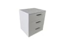 HTI-Line Nachtschrank Nina mit 3 Schubladen Weiß Modern Bild 2