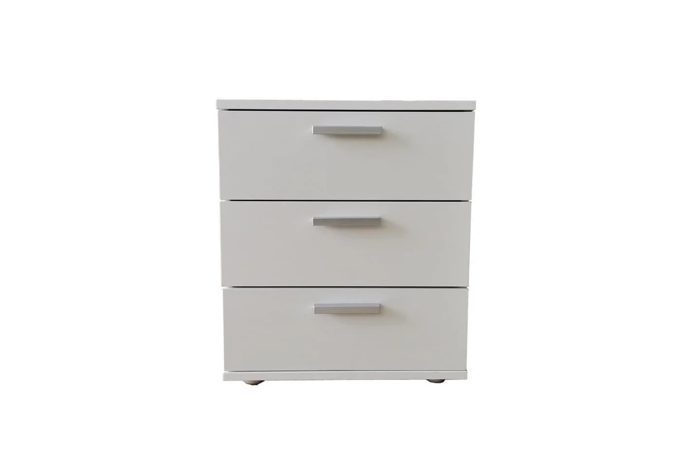HTI-Line Nachtschrank Nina mit 3 Schubladen Weiß Modern - Bild 3