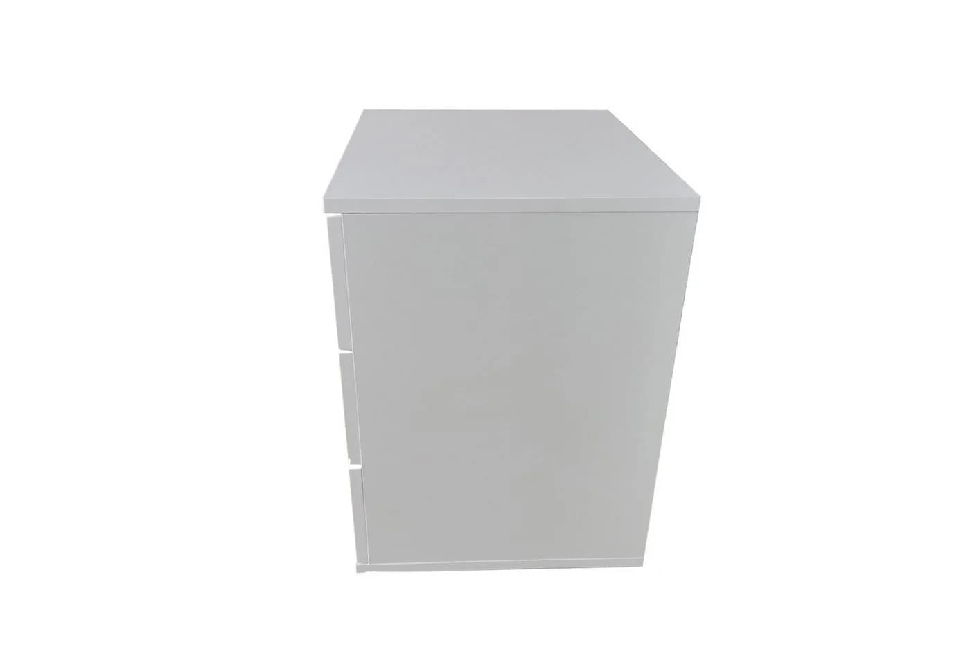 HTI-Line Nachtschrank Nina mit 3 Schubladen Weiß Modern - Bild 4