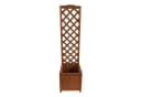 HTI-Line Blumenkasten Heidi Small mit Rankgitter Braun Bild 2
