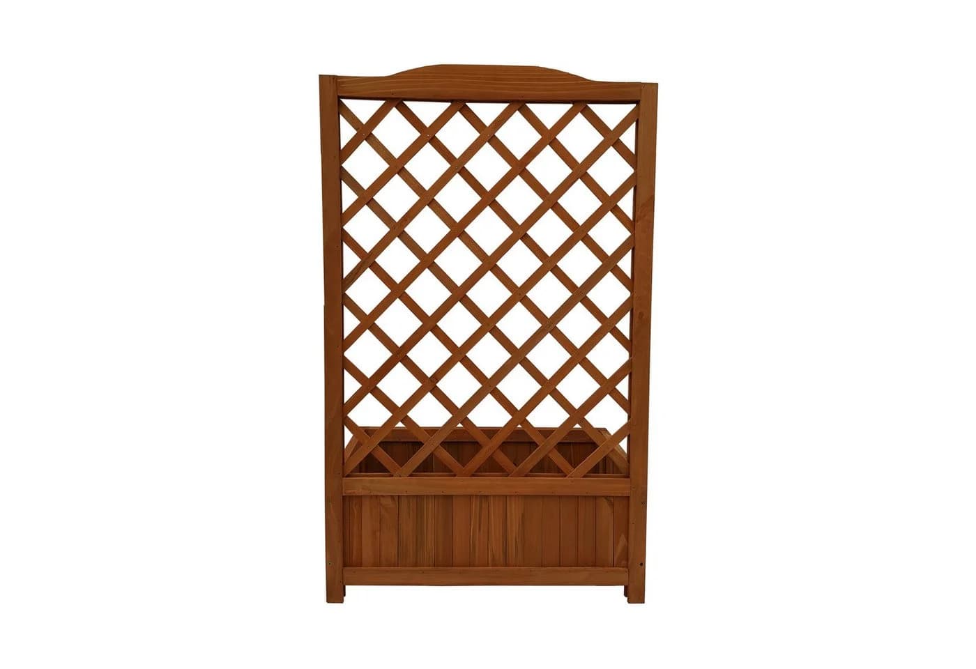 HTI-Line Blumenkasten Heidi XL mit Rankgitter Fichtenholz Braun - Bild 4