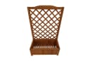 HTI-Line Blumenkasten Heidi XL mit Rankgitter Fichtenholz Braun Bild 5