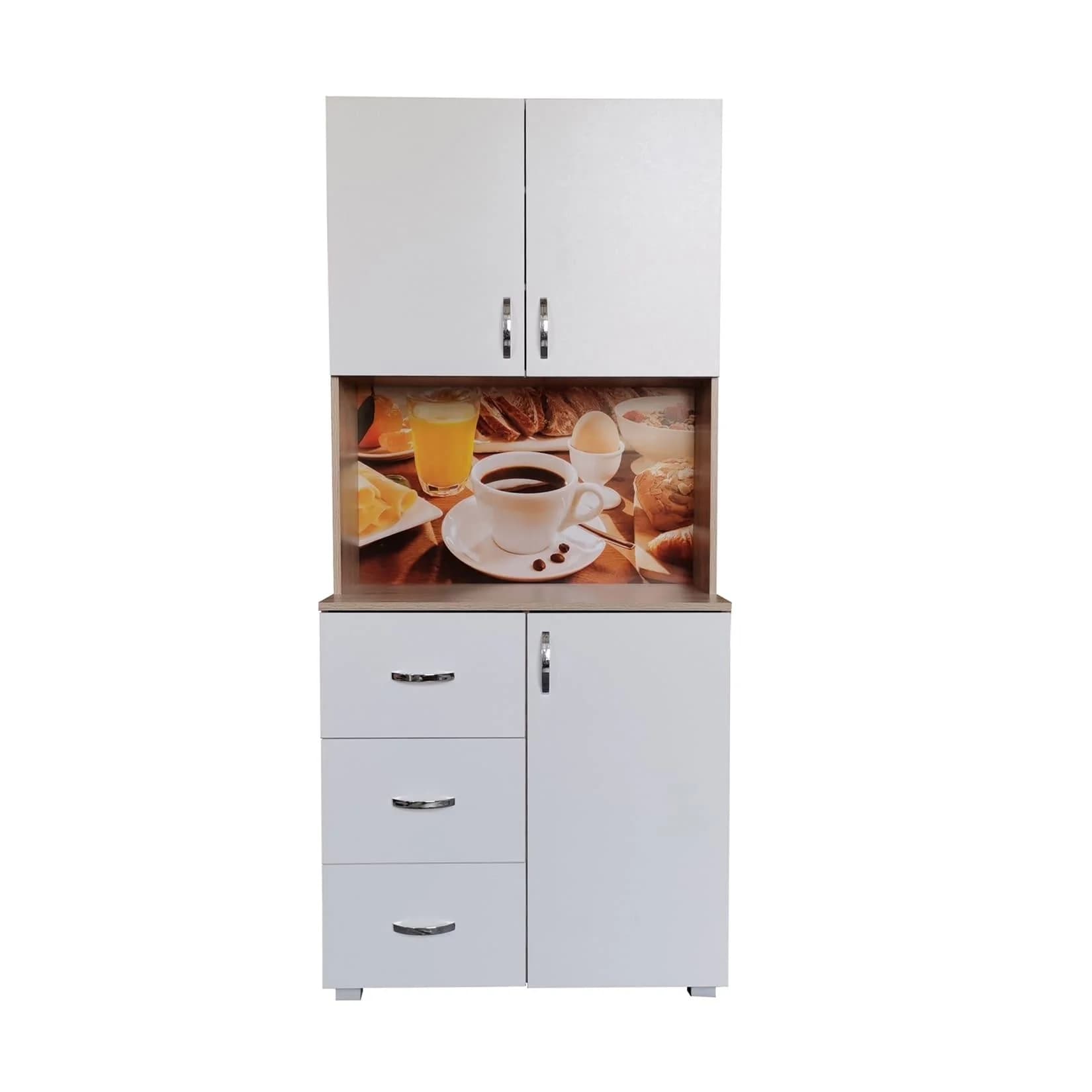 HTI-Living Küchenbuffet 3 Schubladen Blanca Bistro Weiss