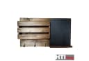 HTI-Living Wandgarderobe Lino mit Tafel & Haken Beige Bild 3