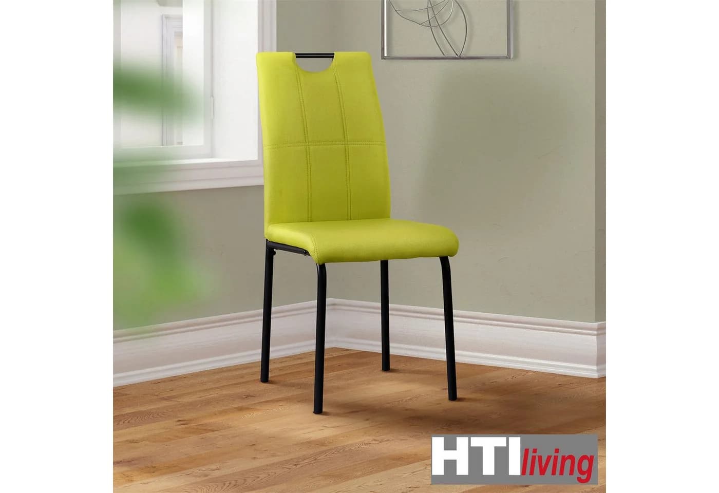 HTI-Living Esszimmerstuhl Denton Grün Webstoff