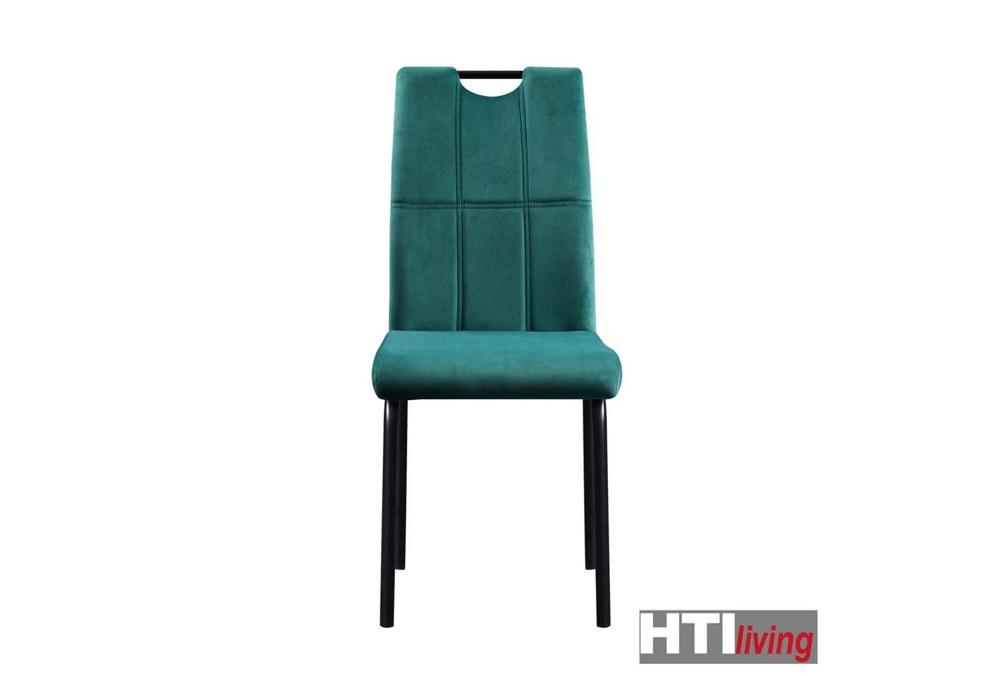 HTI-Living Esszimmerstuhl Denton Samt Grün mit Ziernähten - Bild 3