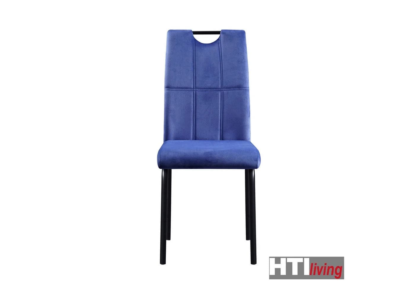 HTI-Living Stuhl Denton Velvet Blau Samt - Bild 3